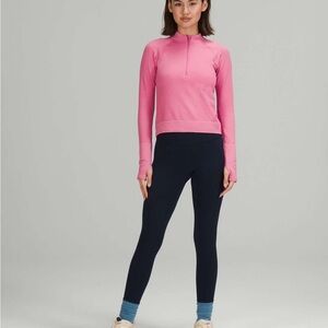 Lululemon Rest Less Cropped Half-Zip